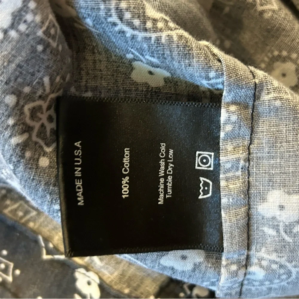 Rhude Bandana Long Sleeve Shirt! Size XL! - Picture 3 of 4